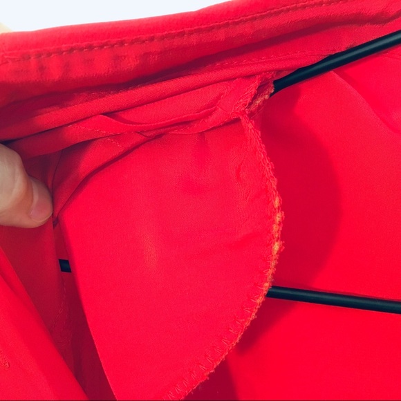 Vintage Hovland Swanson Red Silk Tunic Dress - Picture 10 of 14